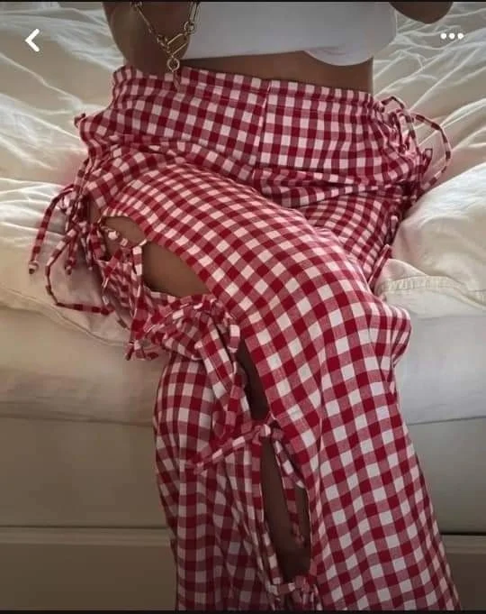 Pantalón Nudos Cuadrillé