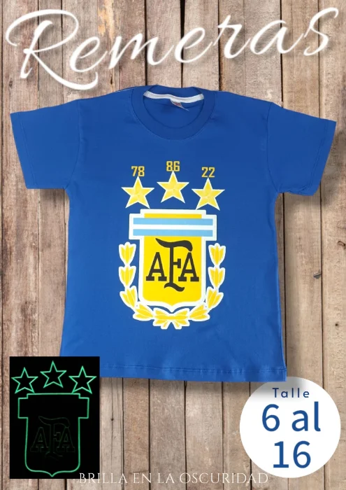 Remera Afa con Brillo