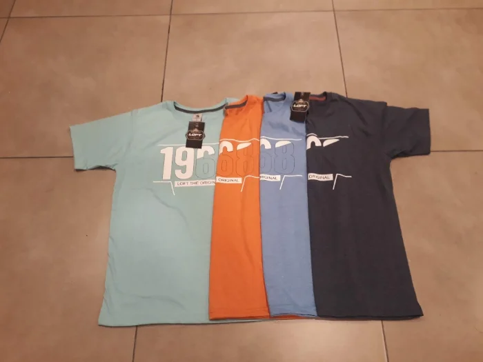 Art 789 Remera Algodon Peinado Jaspeado