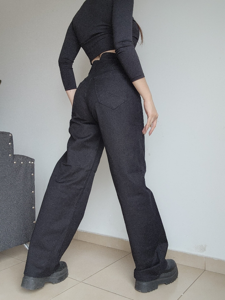 Pantalón Wide Leg Rígido - Imagen 2