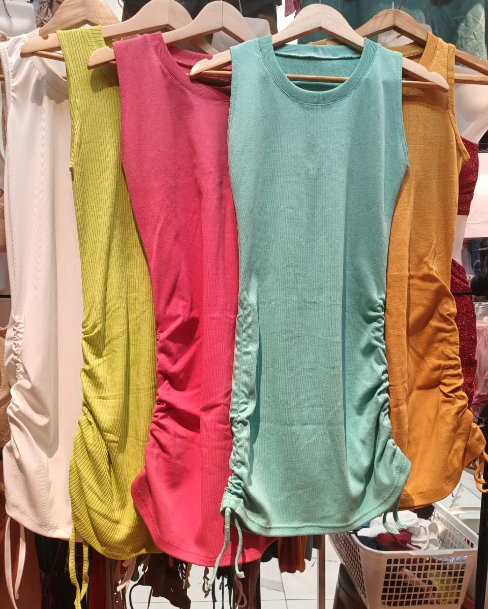 Vestidos Musculosas con Frunce - Imagen 3