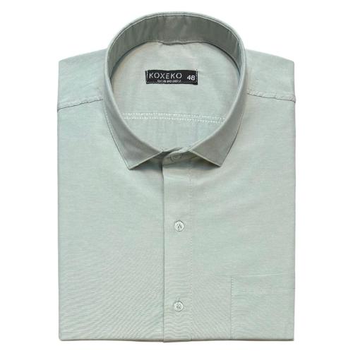 Camisa Liso Rigido T/especial Manga Larga - Miniatura 6