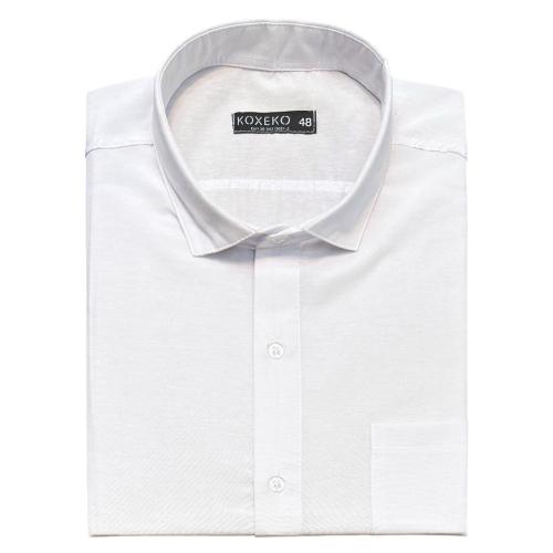 Camisa Liso Rigido T/especial Manga Larga - Miniatura 8