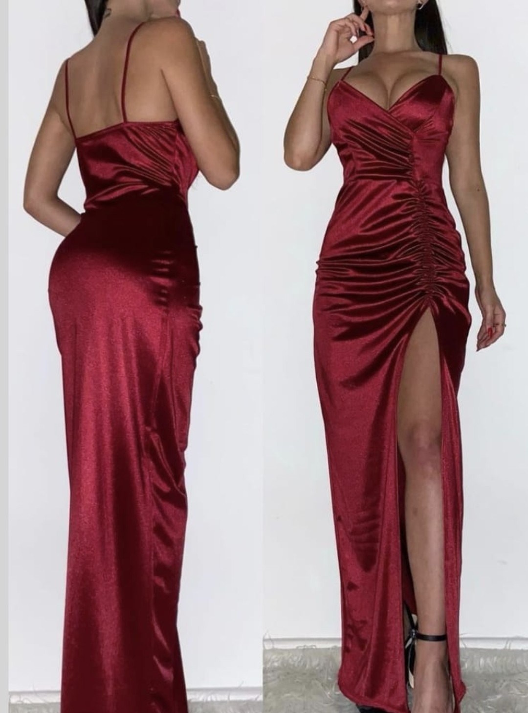 Vestidos Largos Saten - Imagen 3