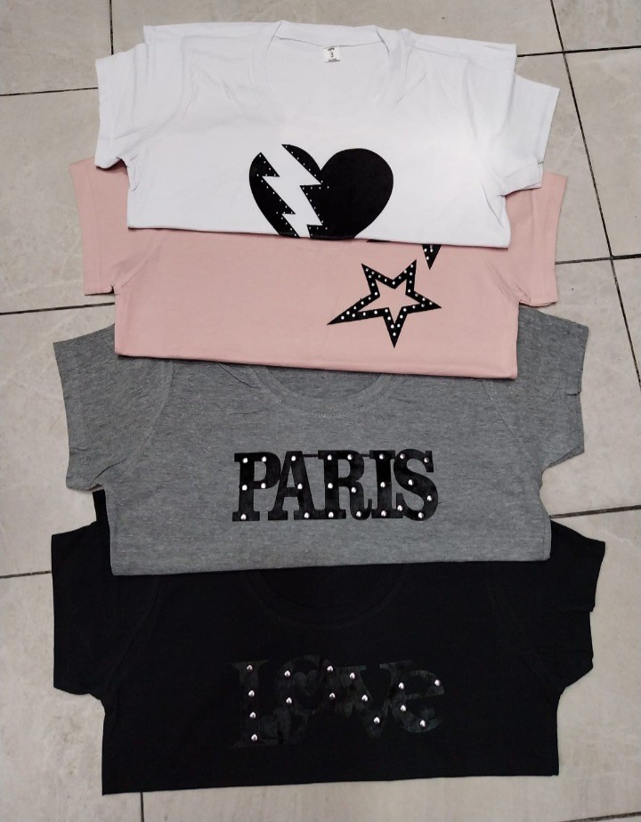 Remera de Dama con Aplique - Imagen 3