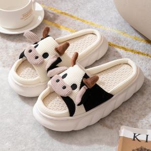 Pantuflonas de Lino Vaquita - Miniatura 3
