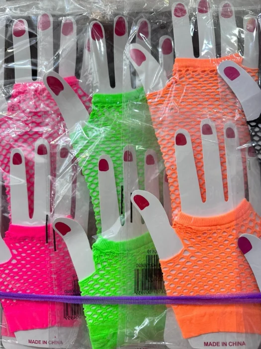Guantes Flúor en Red Largos o Cortos