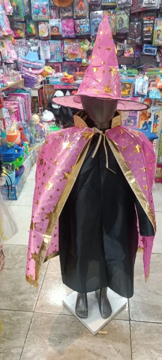 Disfraz Mago Capa con Sombrero