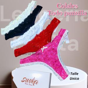 Colaless Suvka Laycra Frente Puntilla y Todo Puntilla - Miniatura 2