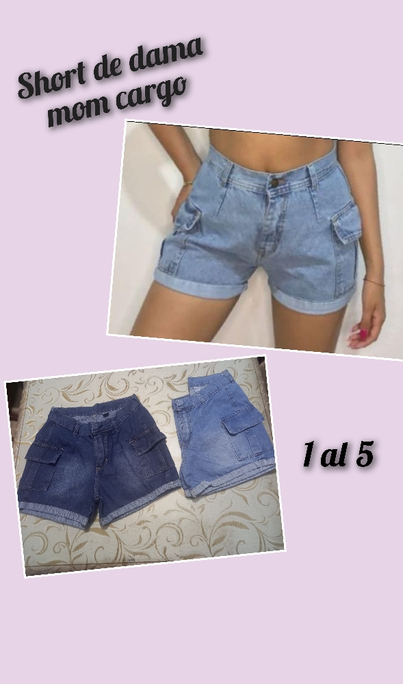 Short Mom Cargo de Dama - Imagen 1