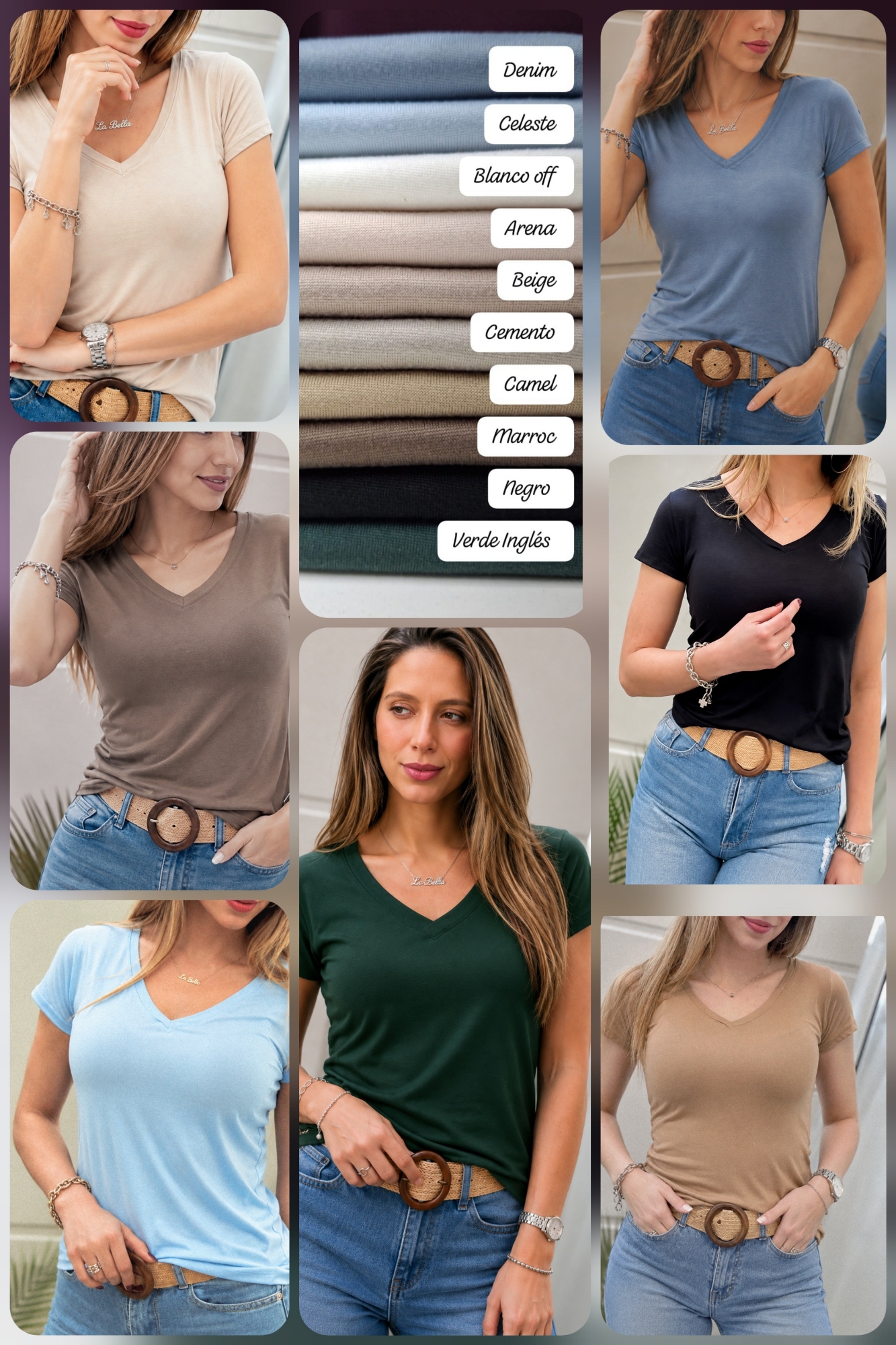 Remera en V por Talles - Modal Soft - Imagen 3