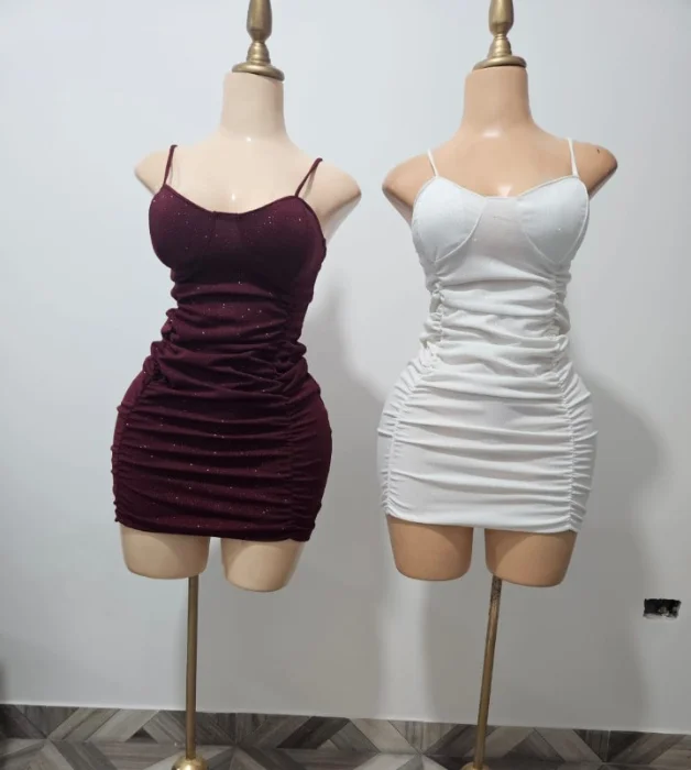 Vestido con  Frunce  Zamy