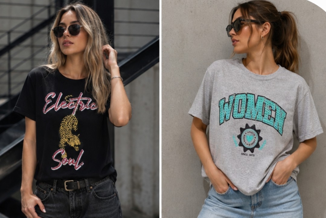 Remeras Estrasss  Algodón  !!!!! - Imagen 2