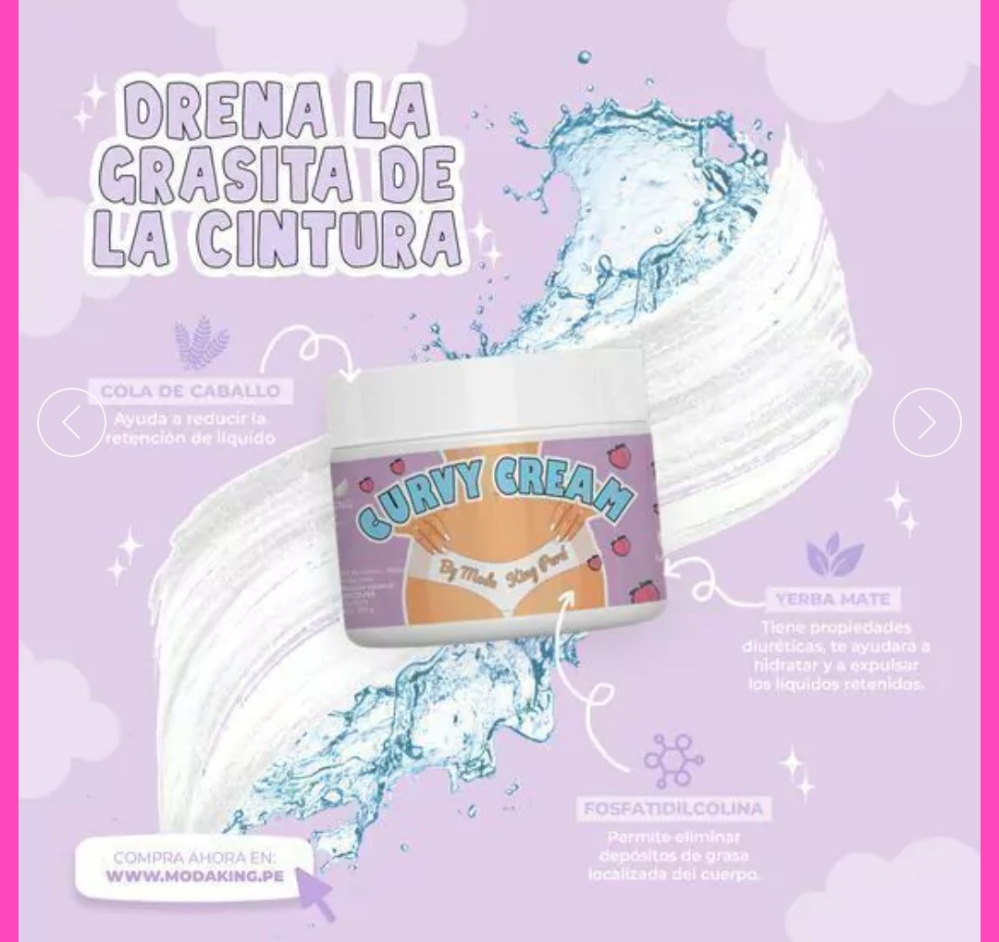 Curvy Cream Moda King Perú - Imagen 3
