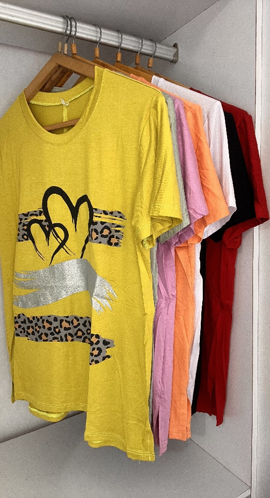 Remera Estampada Corazon - Imagen 3