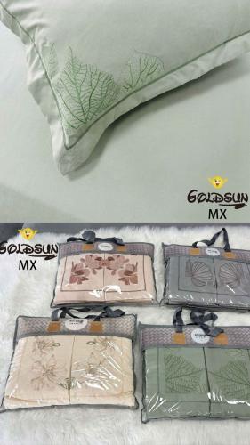 Juego de Sábanas Bordados Goldsun 3000 Hilos - Miniatura 2