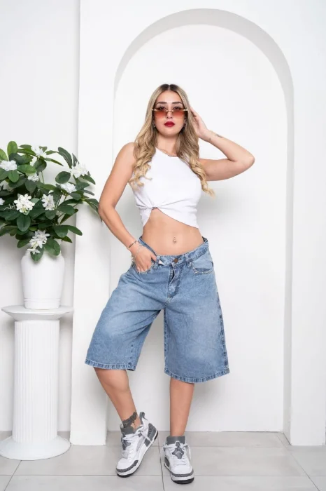 Bermuda Baggy Mujer