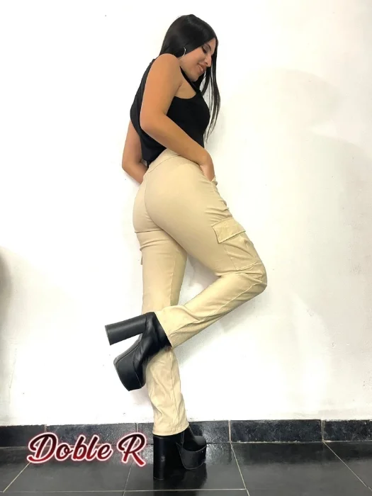 Pantalones Cargo Rectos