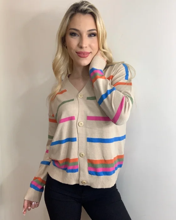 Cardigan  de Hilo Bremer Multicolor