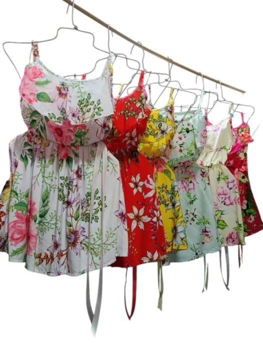 Vestido Poplin Bolados para Niña Promo!!