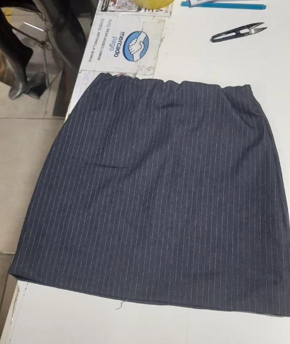 Pollera de Símil Jeans Bengalina