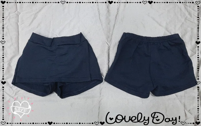 Short Pollera Rustico de Nena