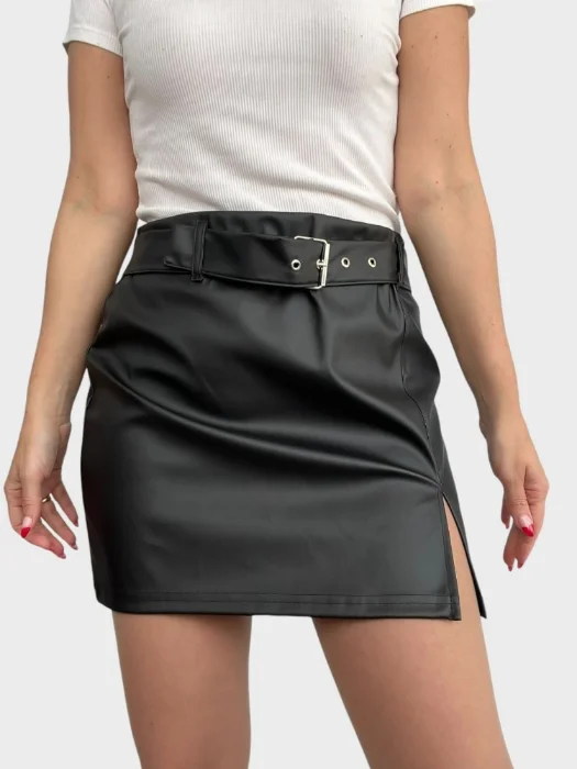 Pollera Engomado con Cinturón