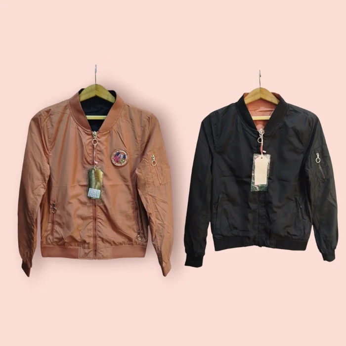 Camperas Rompeviento Importado Reversible Liso
