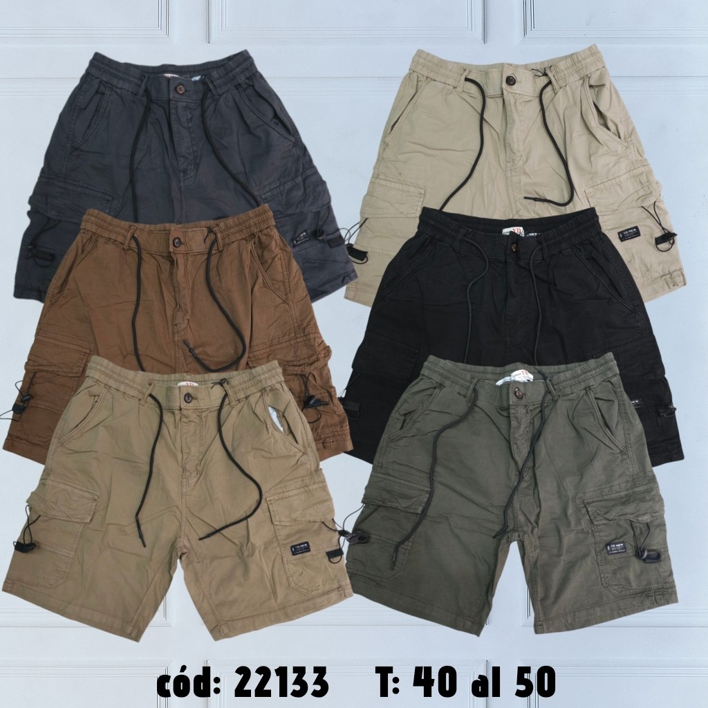 Bermudas Jogger Cargo Yd Cod:22133 - Imagen 2
