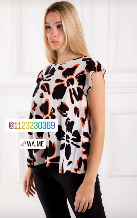 Blusa Lino Spandex T.3 al 8