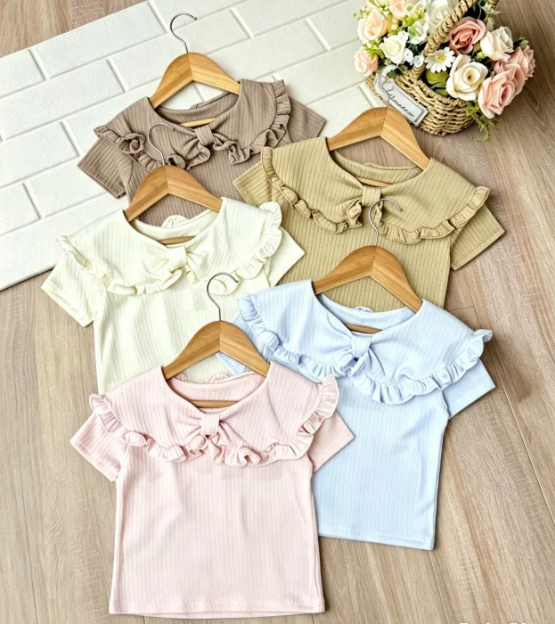 Remera Moños Bolado Nena Morley Poli Importado