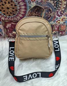 Morral de Cuero Ecológico con Tira Sublinimada Desmontable