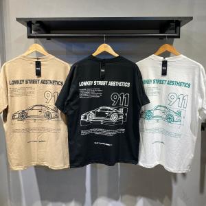 Remera Oversize Porsche 911 Algodón Peinado - Miniatura 1