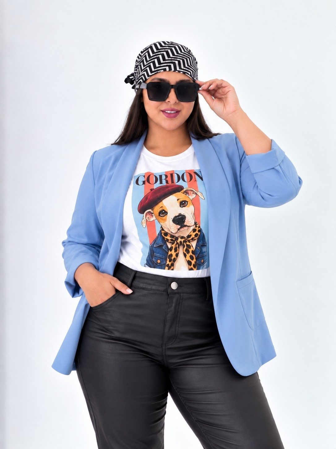 Blazer Crep Talle Especial - Imagen 4