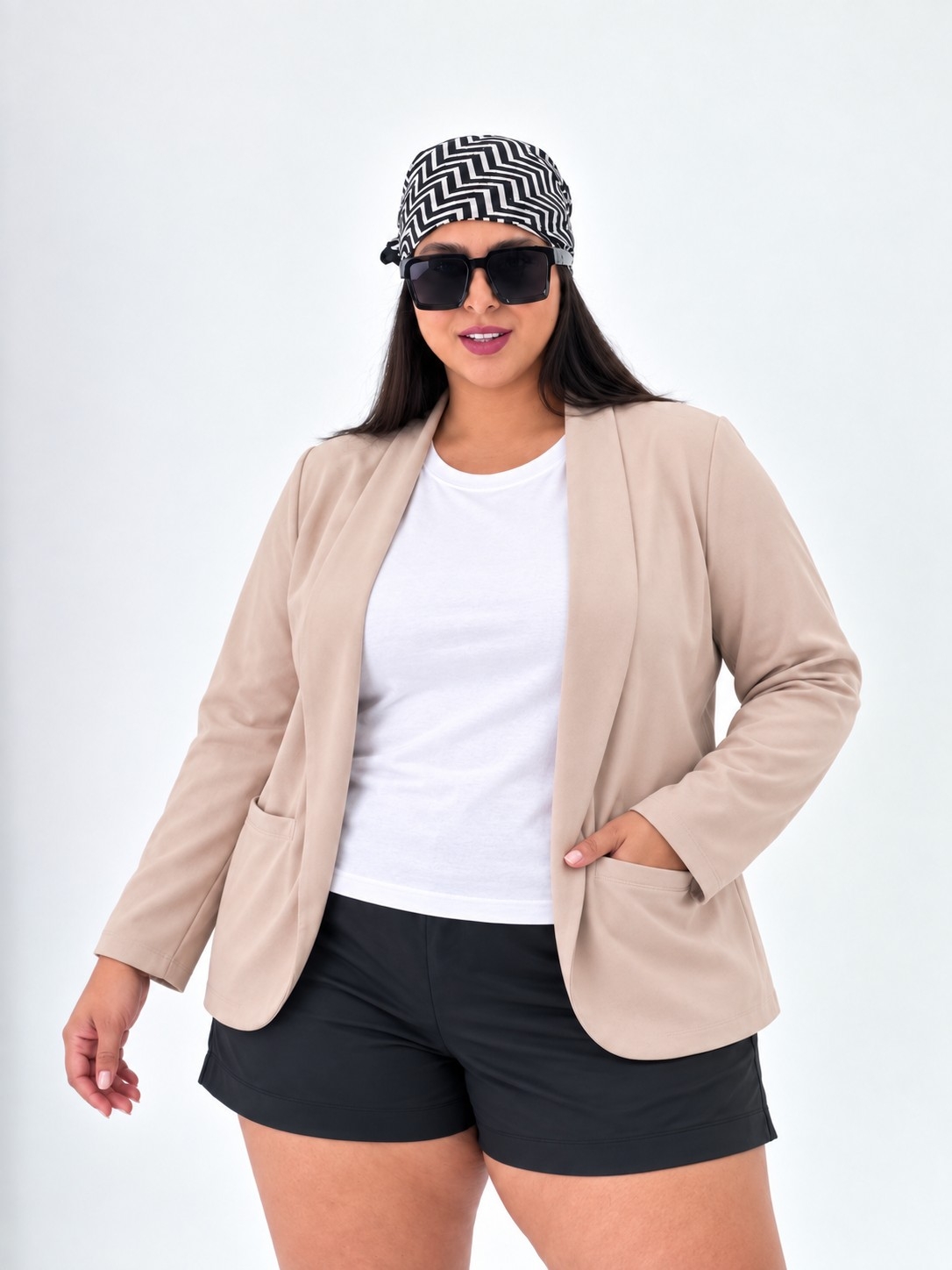 Blazer Crep Talle Especial - Imagen 9