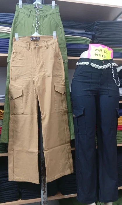 Wide Leg C/cargo de Bengalina