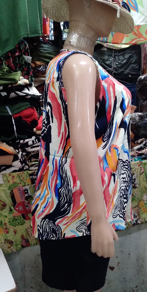 Musculosa Lino Spandex Talles Especiales - Imagen 2