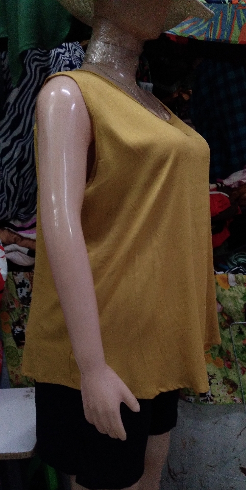 Musculosa Lino Spandex Talles Especiales - Imagen 4