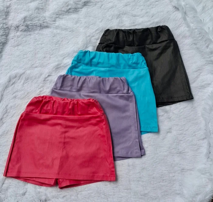 Short Pollera Bengalina Engomada