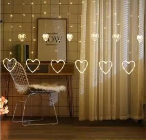 Cortina Led Corazones