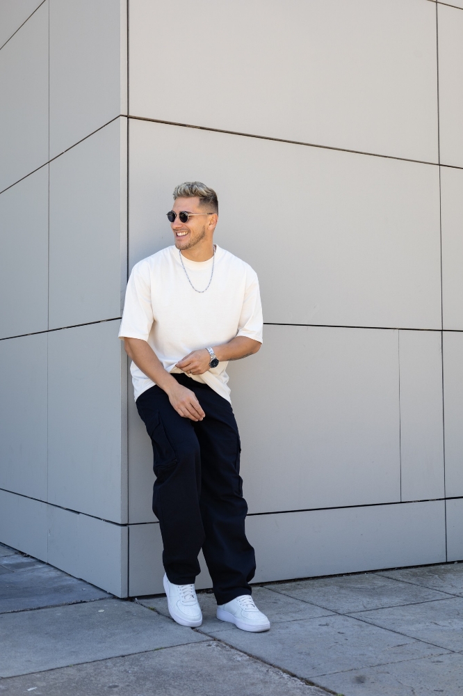 Pantalón Baggy Cargo Negro - Imagen 6