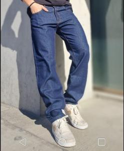 Jeans Recto Rígido de Trabajo