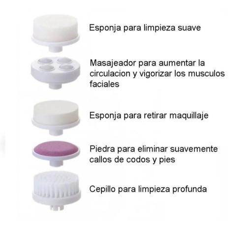 Limpiador Facial 5 Funciones en 1 (a Pila) - Miniatura 7