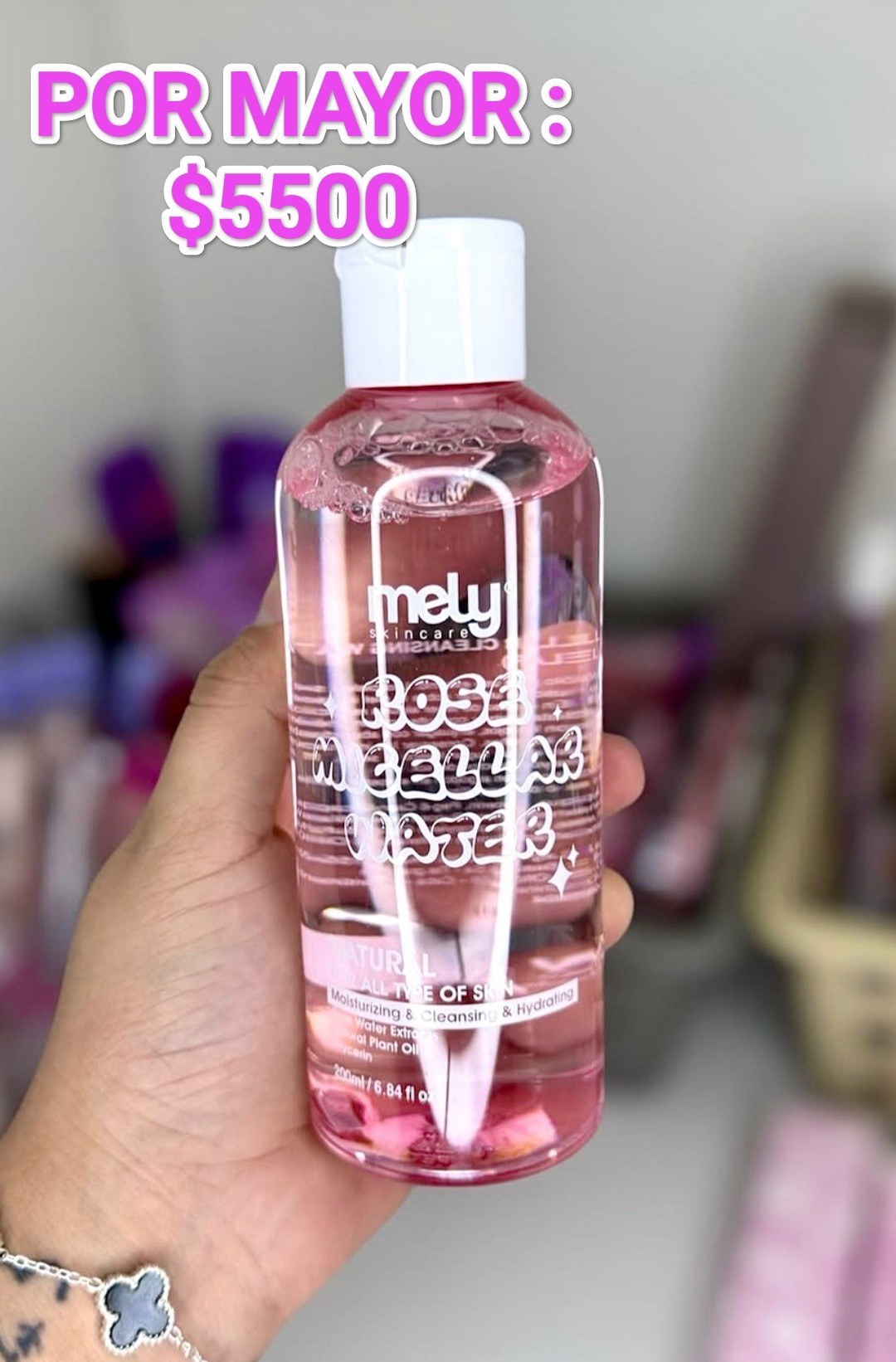 Agua Micelar Desmaquillante de Mely (aprobado por Anmat) - Imagen 3
