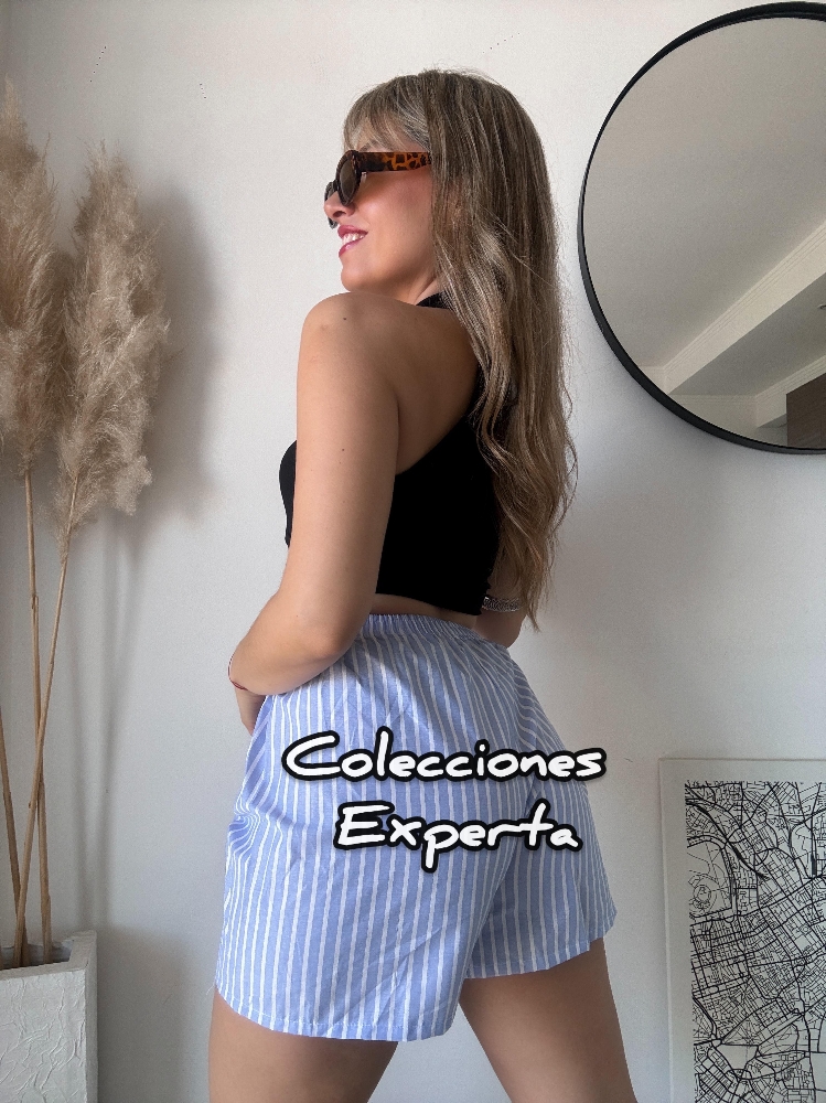 Short Rayado con Lazito Tendencia - Imagen 2