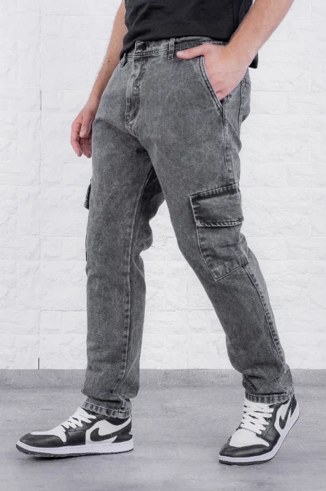 Jean Cargo Gris