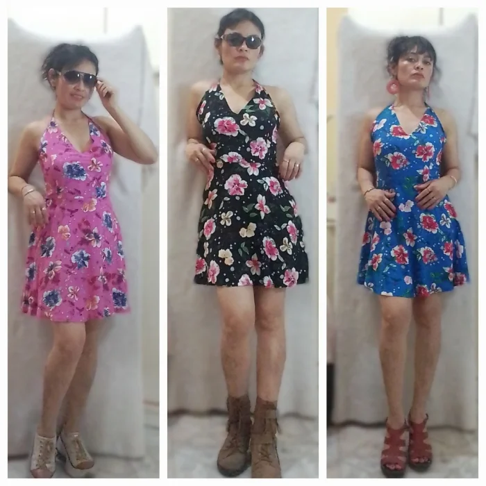 Vestido Fibrana Estanpada