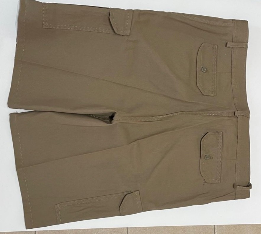 Bermuda Cargo 6 Bolsillos Beige - Imagen 2