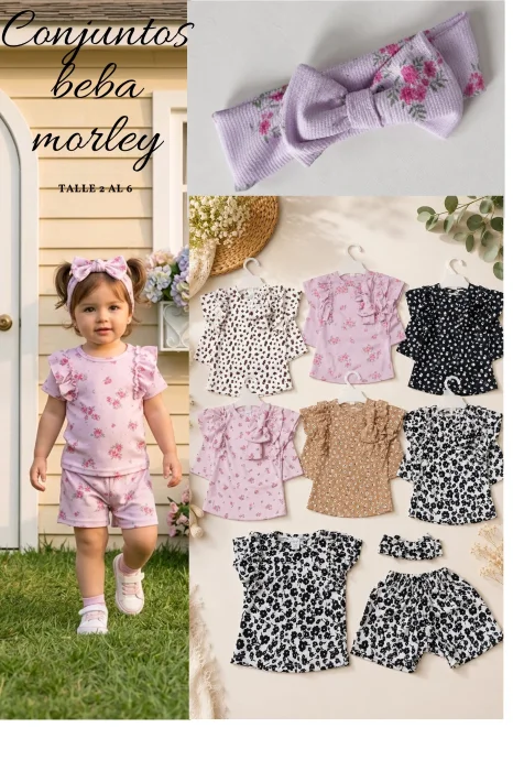 Conjuntos de Beba Morley Estampado