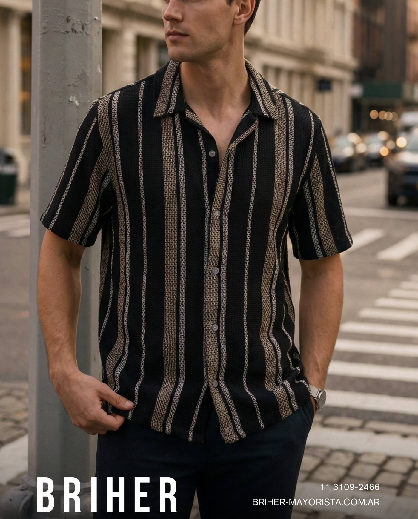 Camisa Crochet Manga Corta - Últimas Unidades - Imagen 3